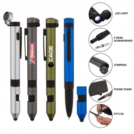 Logo Branded Rainier Utility Pen w/Stylus  Logo Branded Rainier Utility Pen w/Stylus