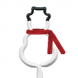 Snowman with Hat and Scarf Inkbend Standard, Bent Pen Custom Engraved