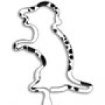 Dog Dalmation Begging Inkbend Standard, Bent Pen Custom Imprinted