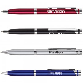 Twist Action Brass Ballpoint Pen Custom Imprinted