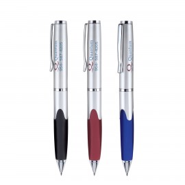 Custom Imprinted Metal Pen, Ballpoint pen, Twist action, Blue ink refill optional