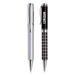 Metal Pen, Rollerball pen, Twist action, Blue ink refill optional Custom Engraved