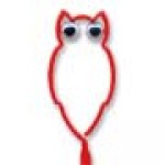 Custom Engraved Owl with Eyes Inkbend Standard, Bent Pen