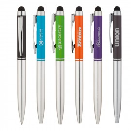 Logo Branded Franklin Ballpoint Stylus Pen  Logo Branded Franklin Ballpoint Stylus Pen