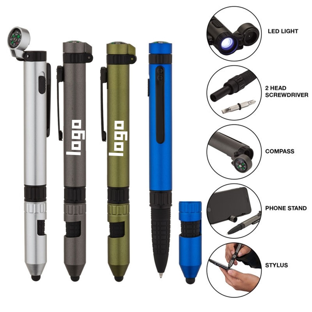 Logo Branded Outdoor Multi Functional Tool Pen