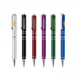 Custom Engraved Aluminum Ballpoint Twist Metal Pen