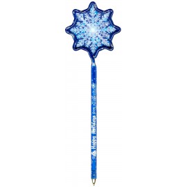 Custom Engraved Inkbend Standard Billboard Pens W/ Snowflake Stock Insert