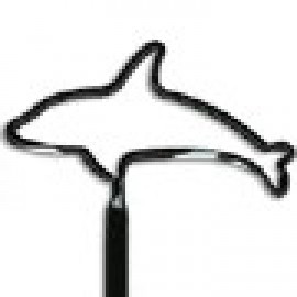 Whale Orca 2 Multi-Color Inkbend Standard, Bent Pen Custom Engraved