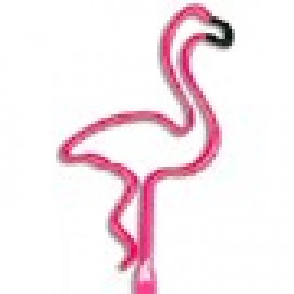 Custom Imprinted Flamingo Multi-Color Inkbend Standard, Bent Pen