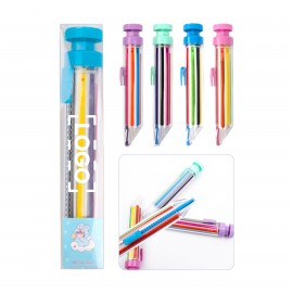 Logo Branded Retractable Crayon Pen