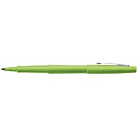 Papermate Flair Felt Tip Pen - Lime Green Custom Engraved
