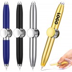 Logo Branded Multifunctional LED-lit Gyro Metal Neutral Pen