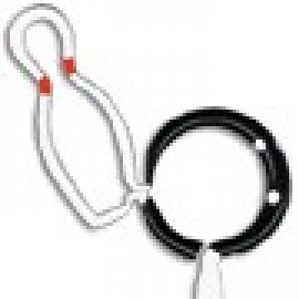 Bowling Ball With Pin Multi-Color Inkbend Standard, Bent Pen Custom Engraved