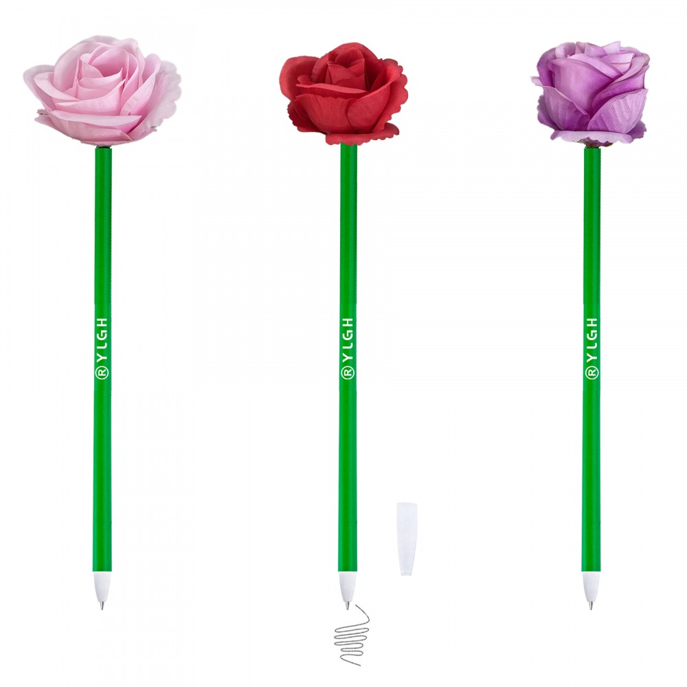 Custom Engraved Artificial Rose Pen