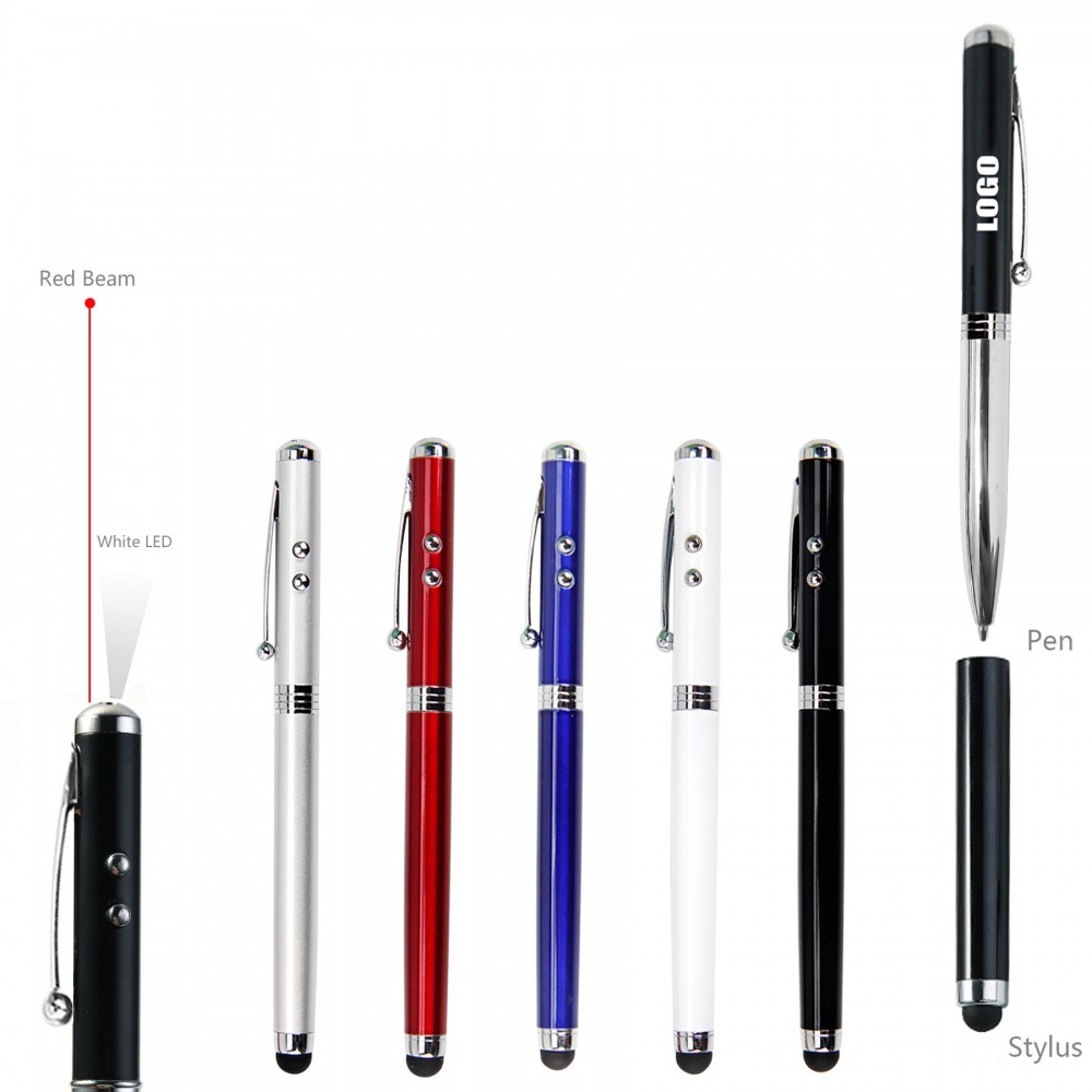 Custom Engraved Detachable Stylus 4 In 1 Metal Pen Custom Engraved Detachable Stylus 4 In 1 Metal Pen