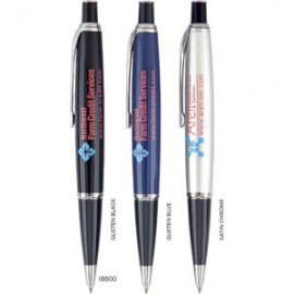 Interlago Collection Click Action Pen Custom Imprinted