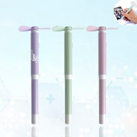 Ballpoint Pen with Integrated Flash Fan for Cooling Custom Imprinted