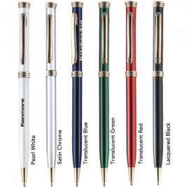 Custom Engraved Saber Collection Slim Barrel Ballpoint Pen