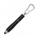 Custom Imprinted Escape Pen/Stylus/LED - Black