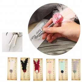 Custom Imprinted Feather Dip Pen