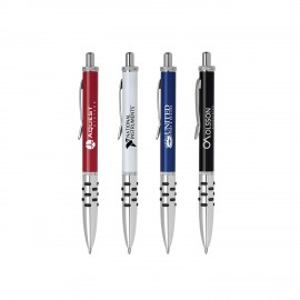 Logo Branded Aluminum Ballpoint Click Metal Pen