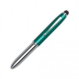 Touch Pen/Flashlight/Stylus - Green Custom Imprinted  Touch Pen/Flashlight/Stylus - Green Custom Imprinted