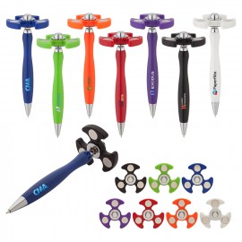 Logo Branded Fidget Spinner Ballpoint Pen