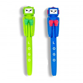Logo Branded Robot Boxing Ballpoint Pen