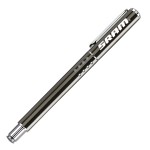 Custom Engraved Accalia Rollerball Pen w/Dot Grip - Gun Metal