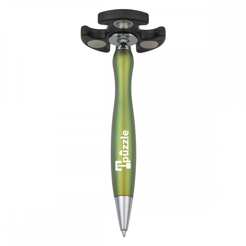 Iridescent Spinner Pen Custom Imprinted