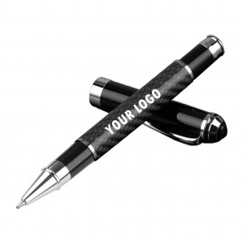 Luxury Carbon Fibre Ballpoint Pen Custom Imprinted  Luxury Carbon Fibre Ballpoint Pen Custom Imprinted