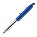 Touch Pen/Flashlight/Stylus - Blue Custom Imprinted