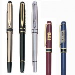 Logo Branded Metal Cap Off Rollerball Pen