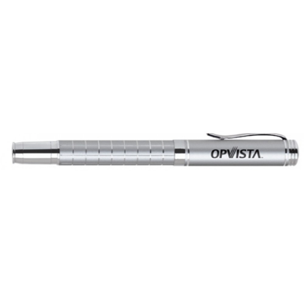 Jefferson Aluminum Rollerball Pen w/Removable Cap Custom Imprinted Jefferson Aluminum Rollerball Pen w/Removable Cap Custom Imprinted