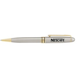 Executive Collection Nickel Silver Ballpoint Pen Custom Imprinted