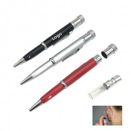2 In 1 Metal Perfume Pen With Empty Perfume Spray Bottles Custom Imprinted