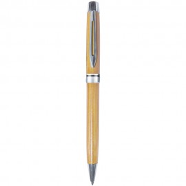 Luna Bamboo Twist Ballpoint Pen Custom Imprinted
