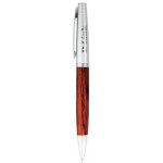 Endorser W Genuine Rosewood & Brass Ballpoint Pen Custom Imprinted