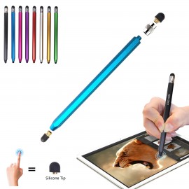 Hexagonal Pencils Shaped Dual Stylus Touch Screen Pen Logo Branded