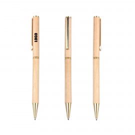 Custom Engraved Twisted Action Nature Wood Pen