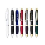 Custom Imprinted Lighted Tip Click Metal Pen