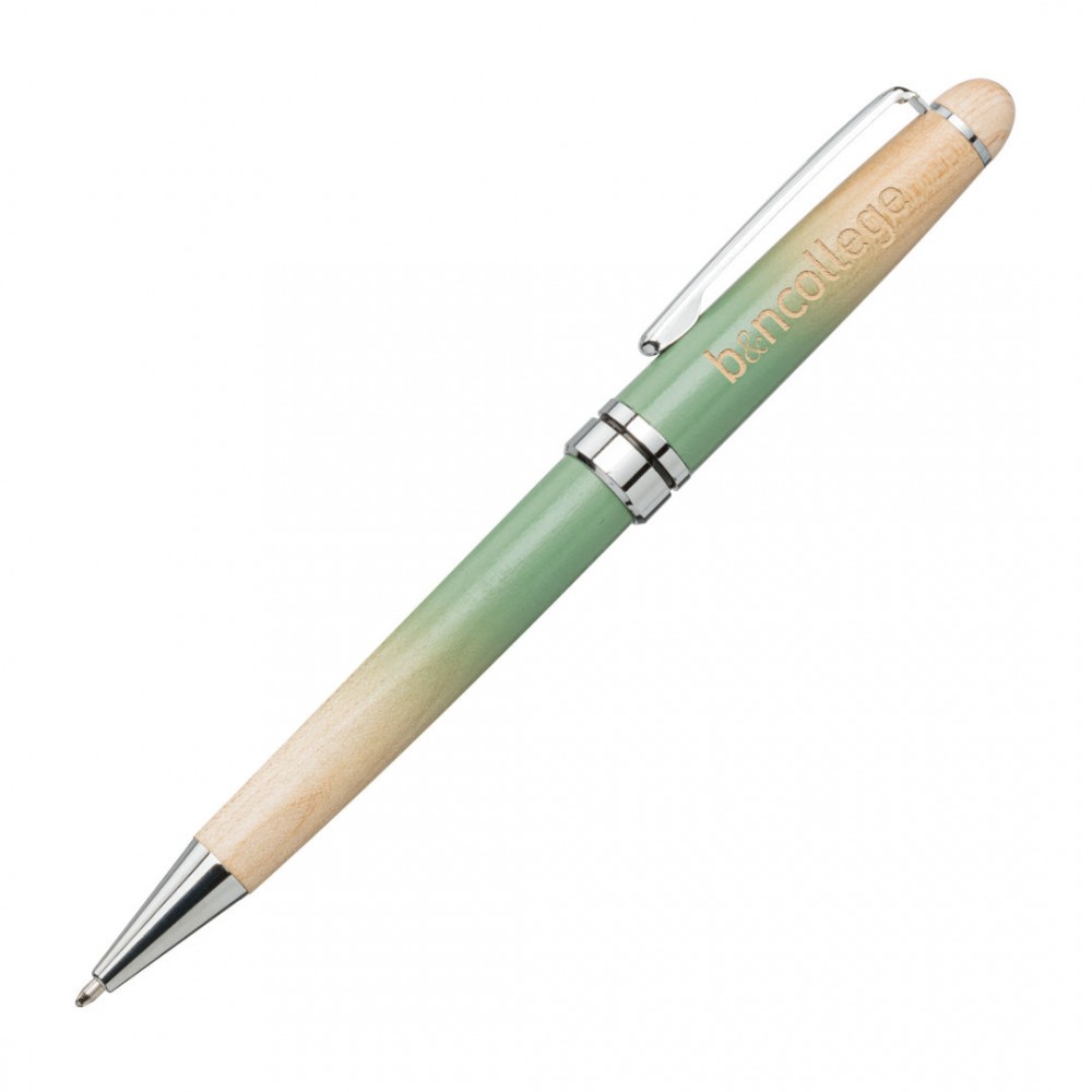 Custom Imprinted Cordelia Ombre Executive Pen - Green