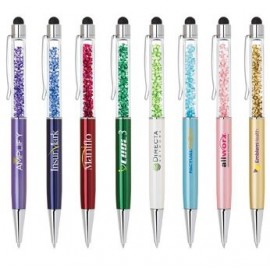 Color Crystal Stylus Pen Combo Custom Engraved