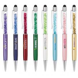 Color Crystal Stylus Pen Combo Custom Imprinted  Color Crystal Stylus Pen Combo Custom Imprinted