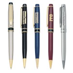 Custom Engraved Metal Twist Action Ballpoint Pen