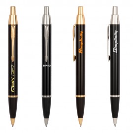 Custom Imprinted Compact Metal Series Ballpoint Pen  Custom Imprinted Compact Metal Series Ballpoint Pen