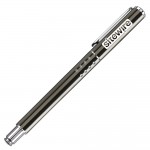 Custom Imprinted Gun Metal Gray Brass Ballpoint Pen