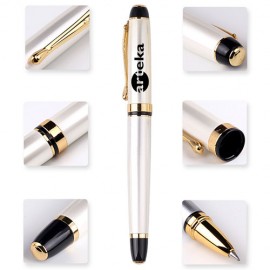 Custom Engraved Antonio Chrome Metal Executive Pen  Custom Engraved Antonio Chrome Metal Executive Pen