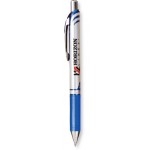 Custom Imprinted Pentel EnerGel RTX Gel Ink Pen - Blue/Blue Ink