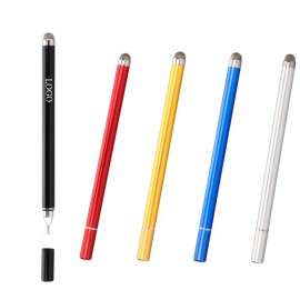 2-In-1 Capacitive Stylus Pen Logo Branded